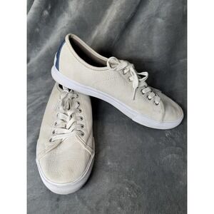 Sorel Shoes Mens Size 9.5 White Leather Waterproof Low Top Sneakers NM4281-100